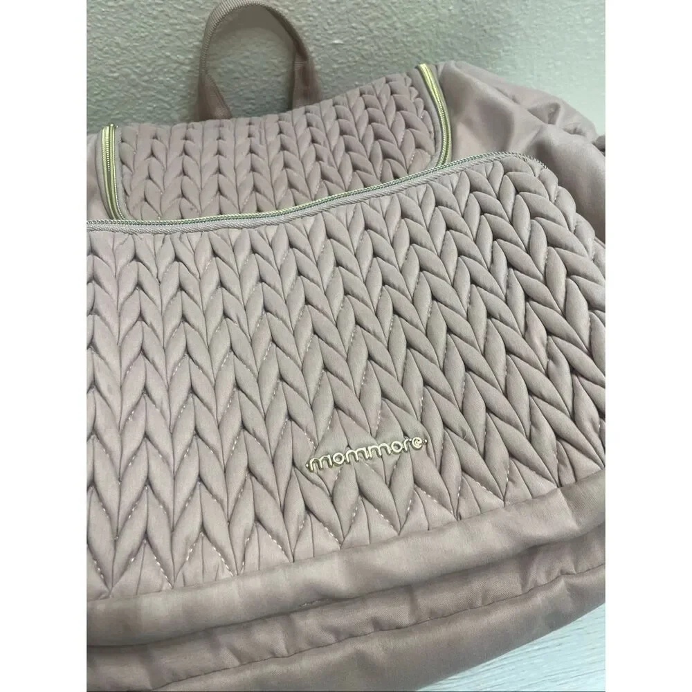 mommore Diaper Bag Small Diaper Backpack Pink